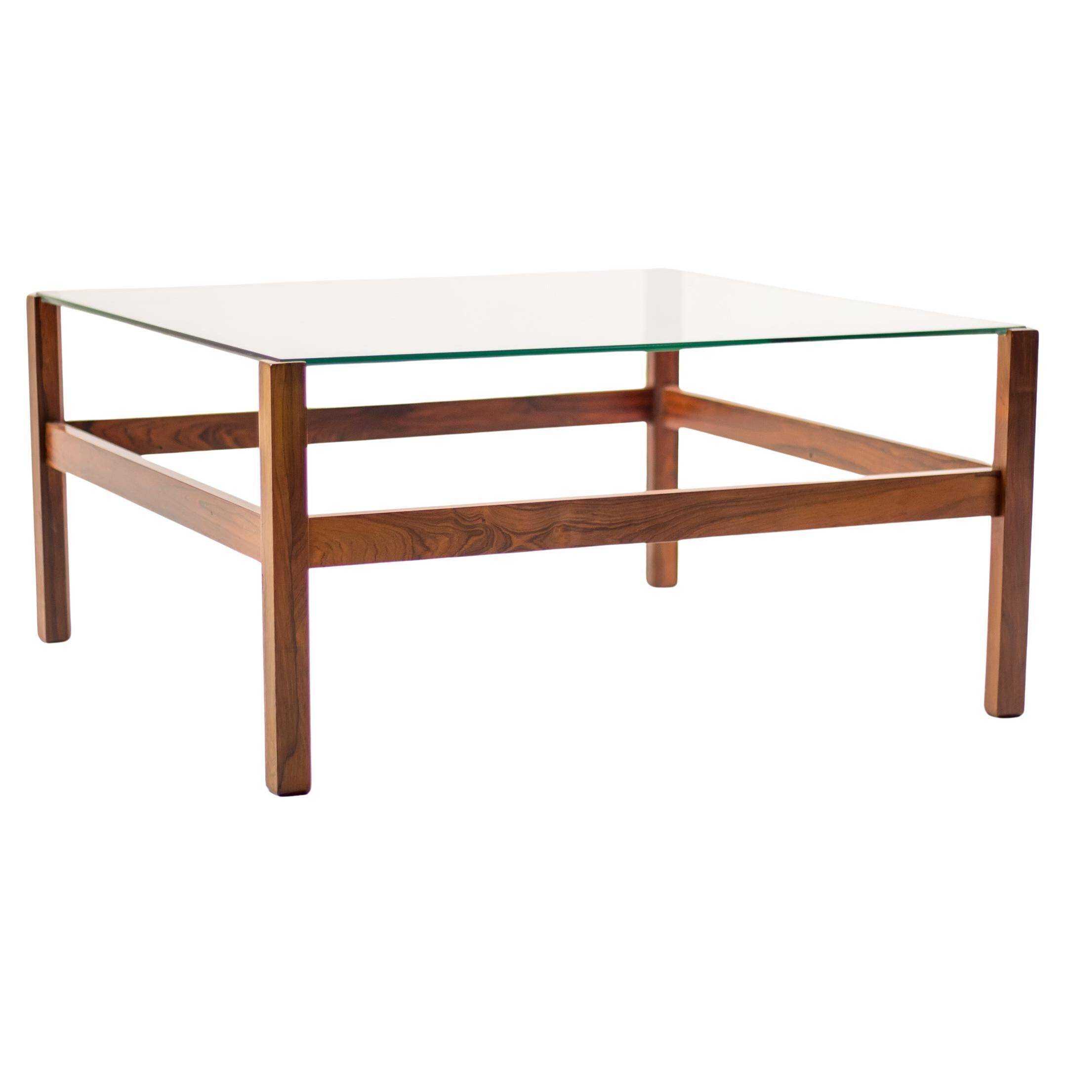 Table basse brésilienne minimaliste moderne du milieu du siècle dernier