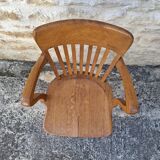 American oak armchair