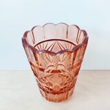 Val Saint Lambert rosaline crystal vase