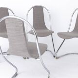 4 Space age chairs 1970s - by Tacke Sitzmöbel, Germany