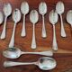 Christofle - Set of 12 America pattern table spoons - Design by Luc Lanel - Silver-plated metal