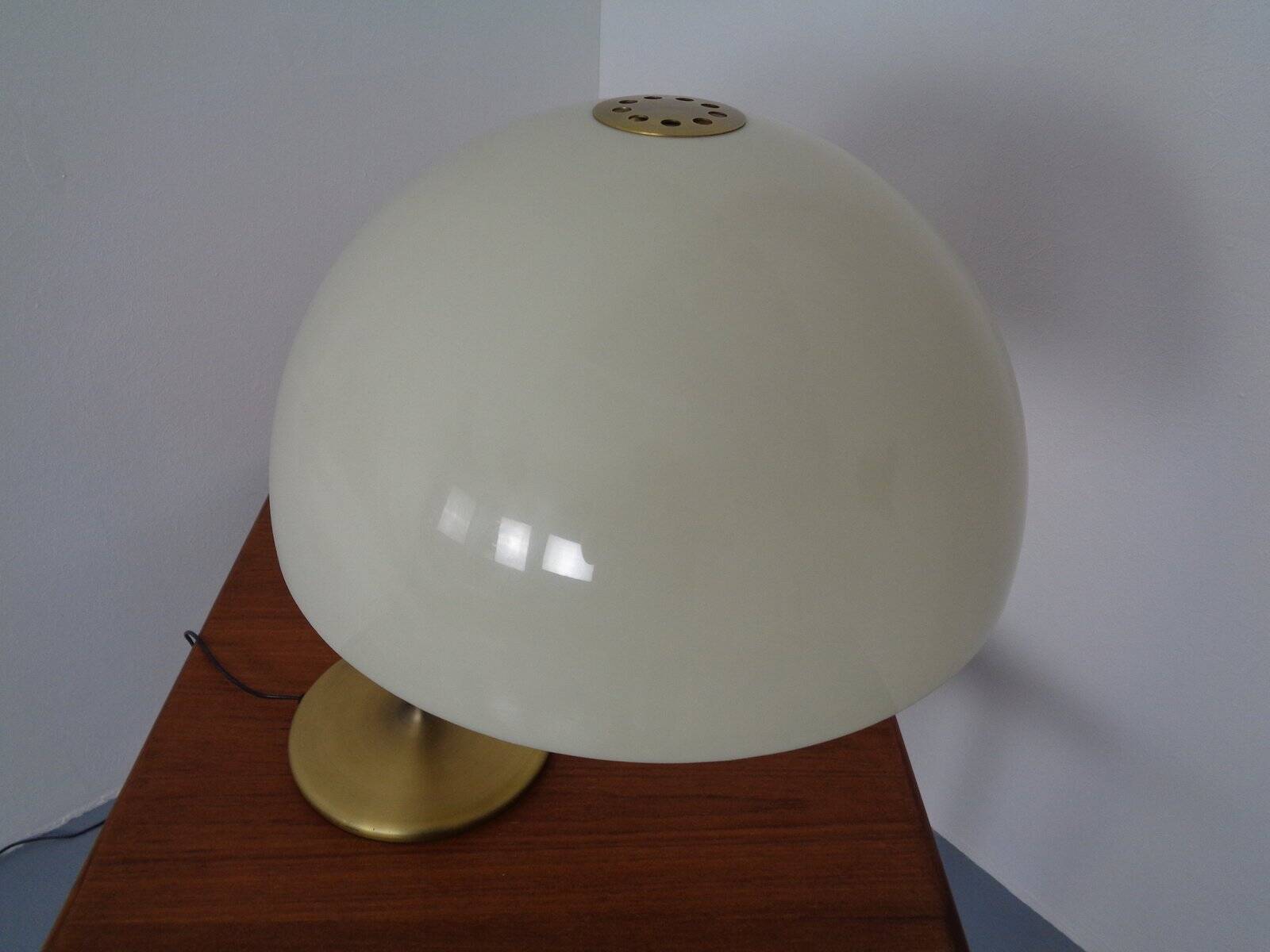 Adjustable Brass and Plastic Desk Lamp from Staff, 1960s