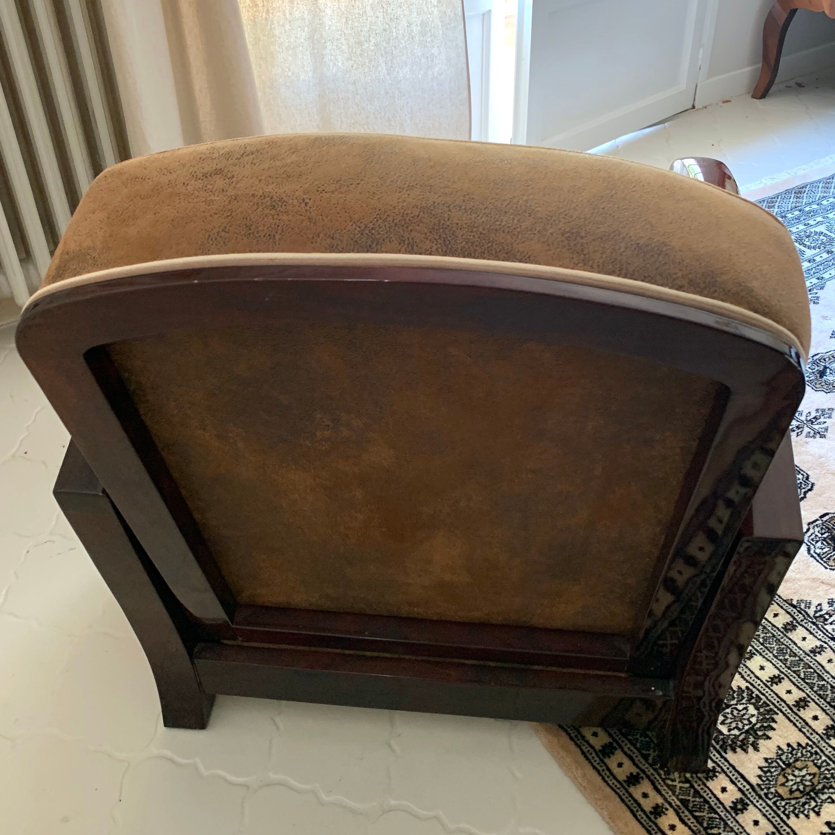 Paire de fauteuils club art deco