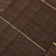 5x8 Dark Brown Ethnic Turkish Kilim Rug, 169x238Cm
