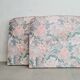 Têtes de lit paire vintage fleuries rose