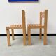 Beech chairs from the 1980s, Sornay.
