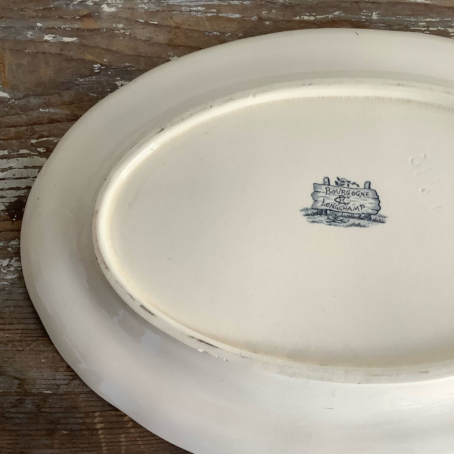Longchamp oval serving dish