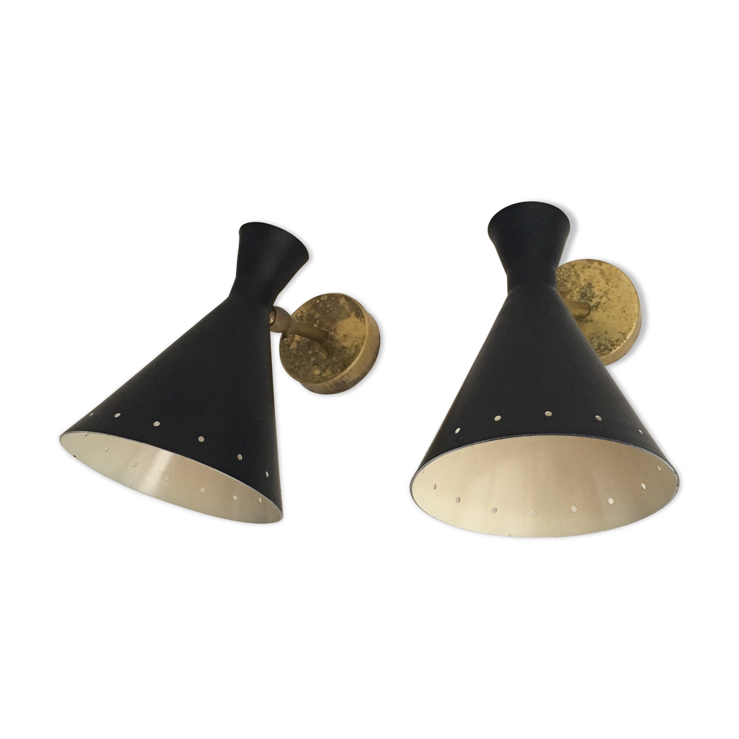 Pair of appliques design years 50