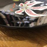Longwy enamel decorative plate