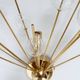 Set of 2 Italian wall lamps with glass spheres, 1970s