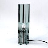 Lampe de table en verre vintage Gallotti e Radice des années 70