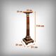 Pivoting column in Mahogany, Napoleon III style – 1900