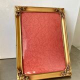 Vintage Metal Picture Frame 23 cm x 17 cm CONVEX glass