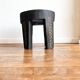 Bout de canapé tabouret massif en bois - table d'appoint- table de chevet