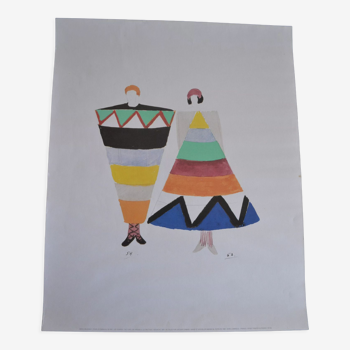 Sonia Delaunay poster ADAGP 1989