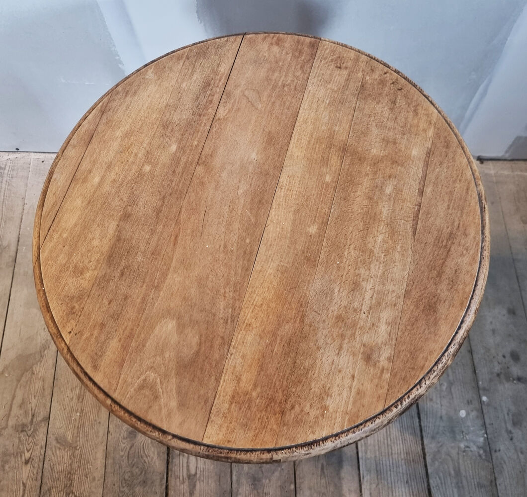 Coil coffee table, console, round, legs