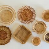 Wall composition of 8 baskets