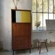 Modernist teak secretary desk, 1950s