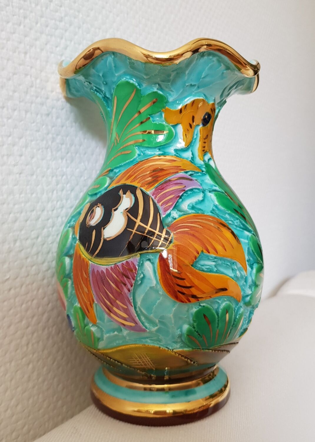 Vase céramique Monaco Cerdazur ca 1950