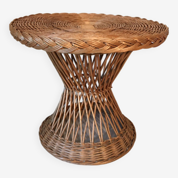 Wicker coffee table