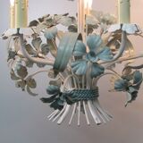 Lustre en métal. ancien. 5 bras