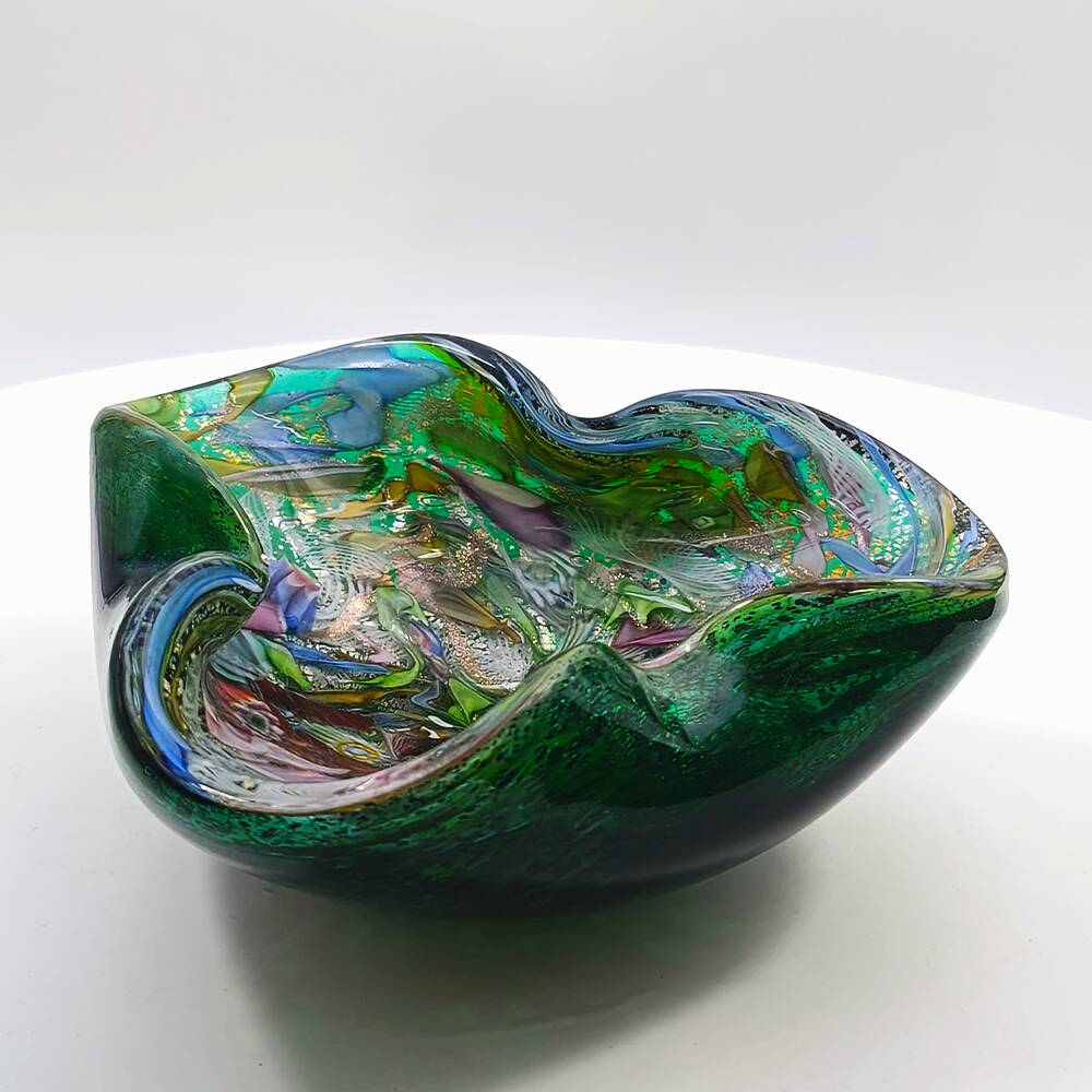 1950s Big Ashtray in Murano Glass by Dino Martens.