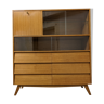 Furniture storage secretary library showcase of the 60s