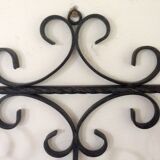 Door coats iron forged 3 hooks