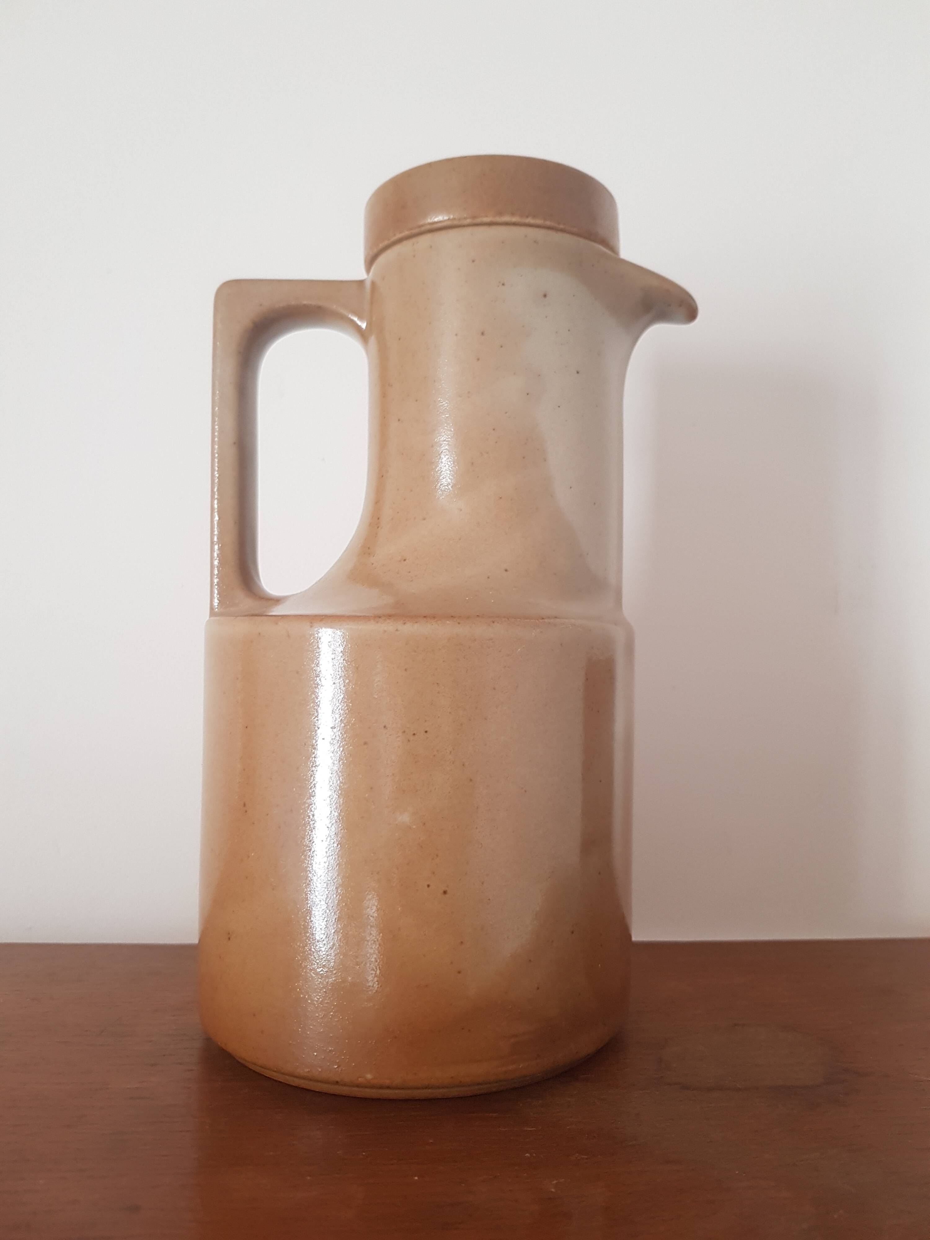 Vintage Brenne stoneware coffee pot