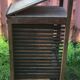 Wooden printer's cabinet with drawer lockers