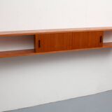 1960s wall unit with doors in teak