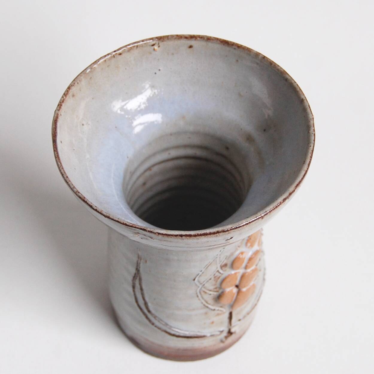 Small vintage Jacinthe vase - Dour Belgium - Therese Bataille