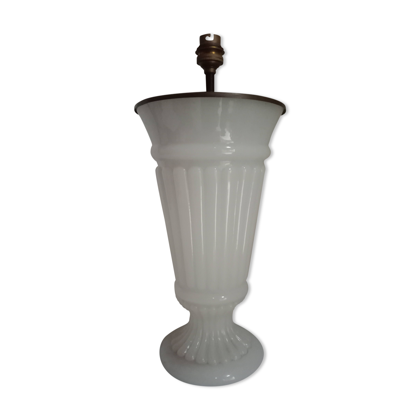 White opaline lamp base