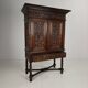 Cabinet colonial sculpté du 19e siècle – Indes orientales néerlandaises