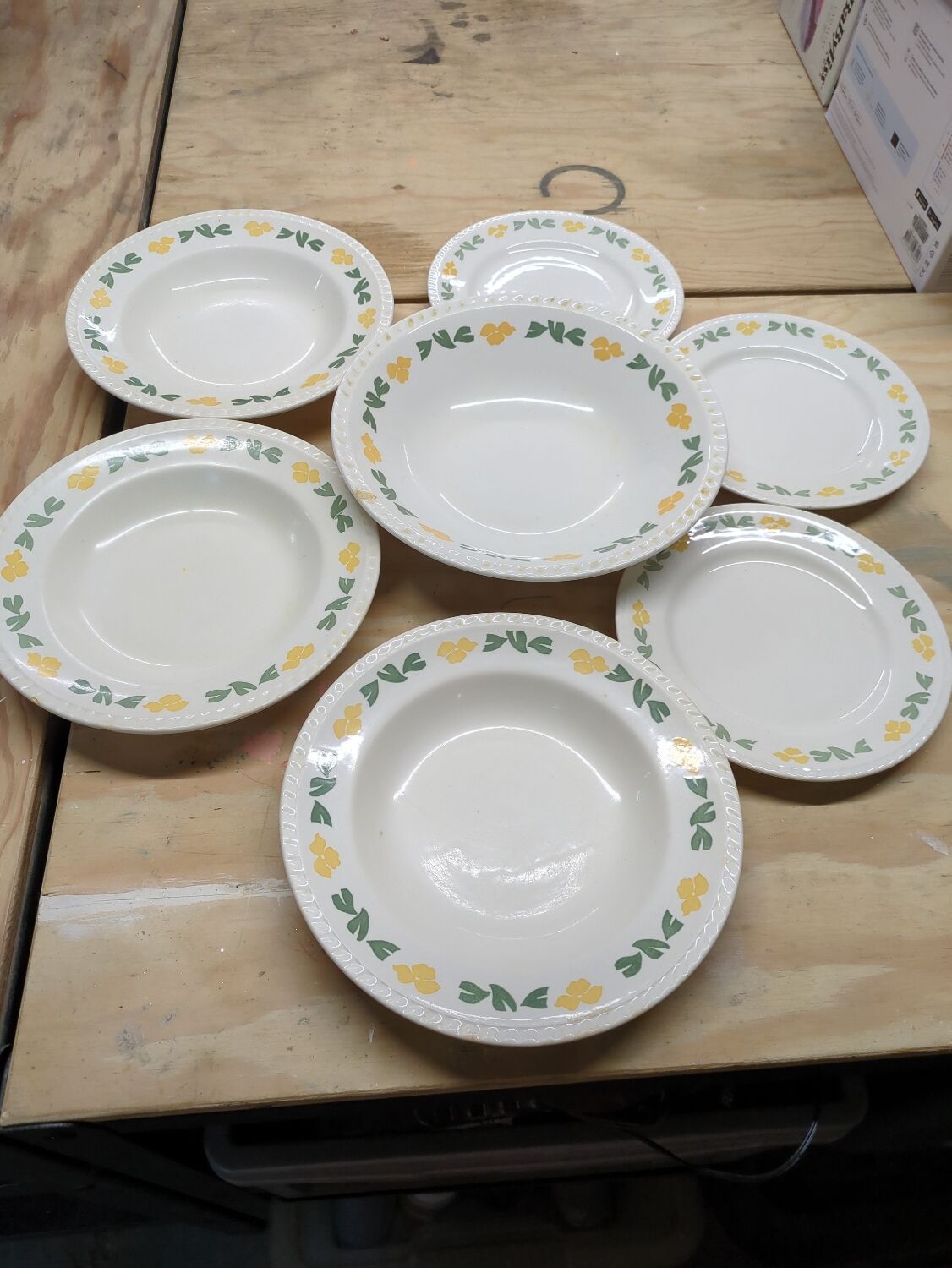 Lot assiettes Keradur Oxford
