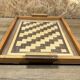 Wooden tray art deco marquetry