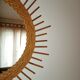 Wicker sun mirror
