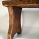 Wooden bench / footrest