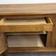 Brutalist oak sideboard attributed to Joseph Savina, France circa 1950.