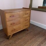Commode pieds compas année 50