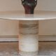 Table en travertin édition Up & Up , Italie 1970