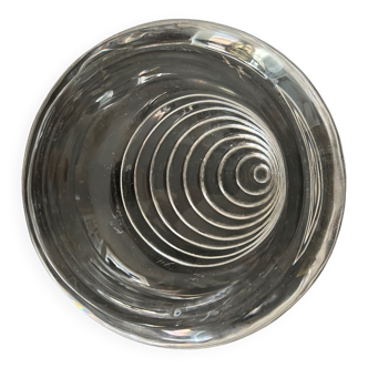 Daum 1970 crystal ashtray