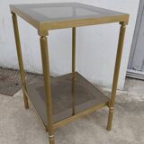 Gilded brass side table