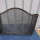 Pare feu  cheminée avec 2 volets en fer forgé noir H 50 cm