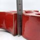 3 red ceramic candlesticks • Cari Zalloni • Steuler • 1970