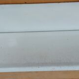 Earthenware shelf and enamelled cast iron