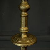 Lampadaire oriental en laiton début XXe