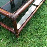 Rattan coffee table