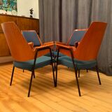 Ensemble de quatre chaises années 1960