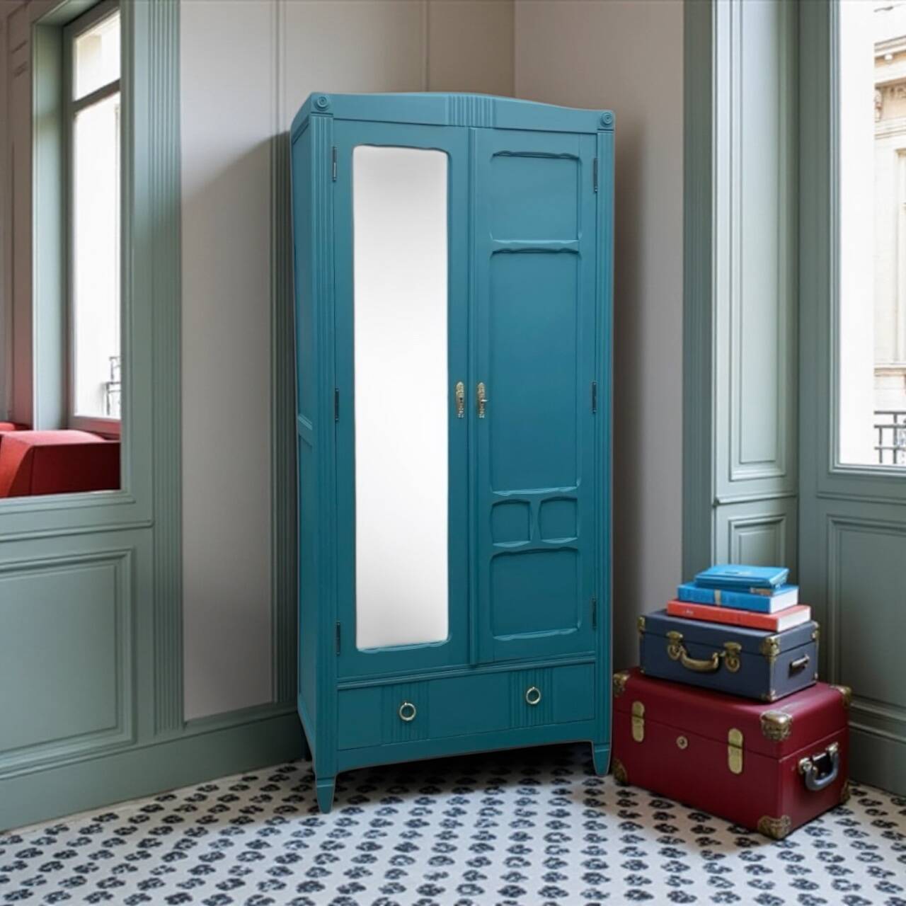 Parisian Art Deco hotel armoire